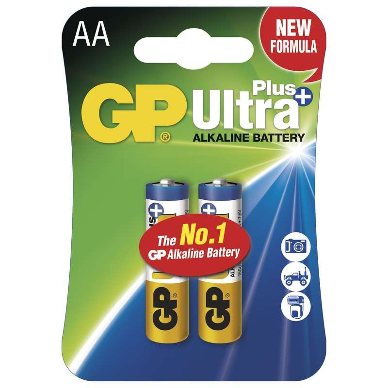 GP AA Ultra Plus, lúgos (LR6) - 2 db