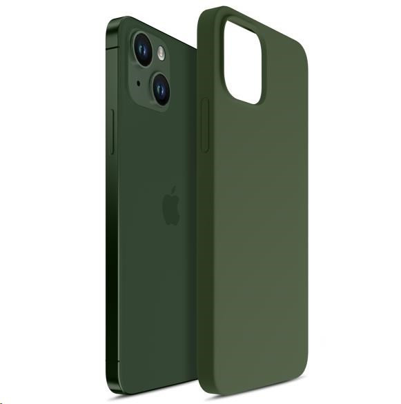 3mk Védőborító Hardy szilikon MagCase az Apple iPhone 15 készülékhez, Alphine zöld