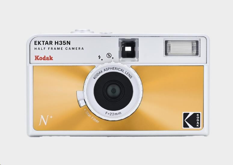 Kodak EKTAR H35N fényképezőgép mázas narancssárga
