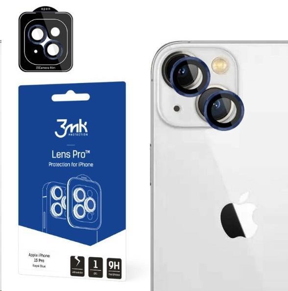3mk Lencse Protection Pro az Apple iPhone 15 Pro készülékhez, királykék