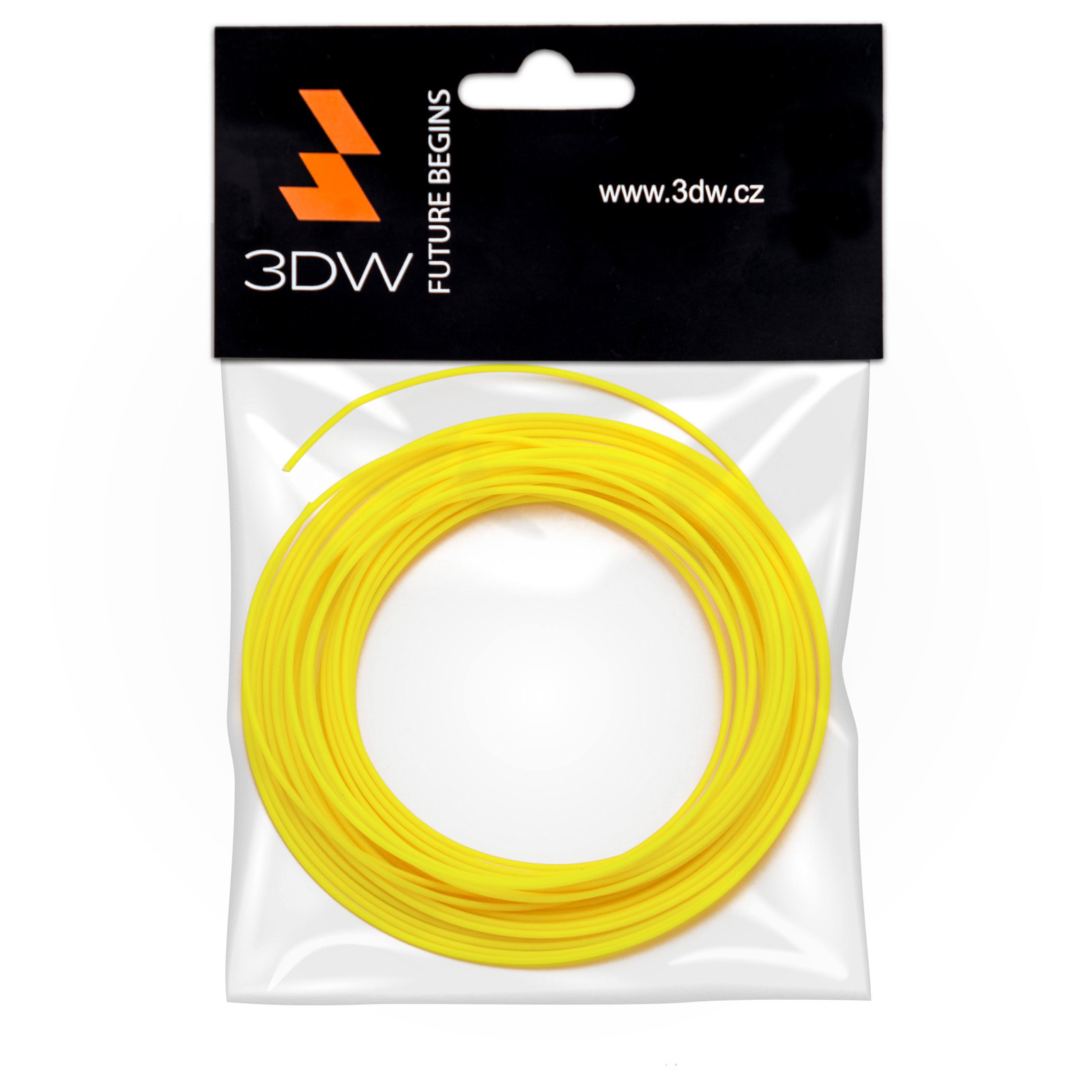 3DW - ABS filament 1,75mm sárga, 10m, nyomtatási hőmérséklet 220-250°C