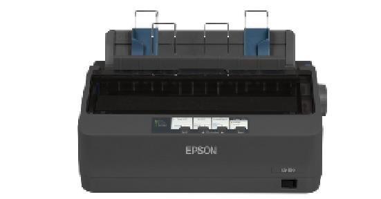 Epson mátrix nyomtató LQ-350, A4, 24 tű, No. 347 / s, 1 + 3 másolat, USB 2.0, LPT, RS232
