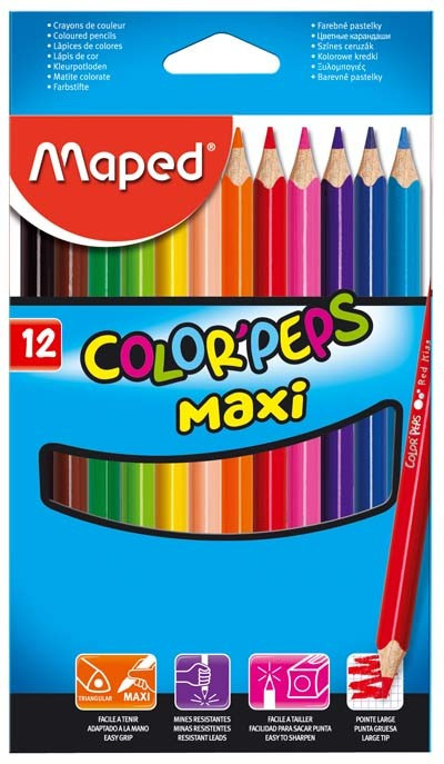 Ceruzák Maped Maxi tripla. Colorpeps 12db