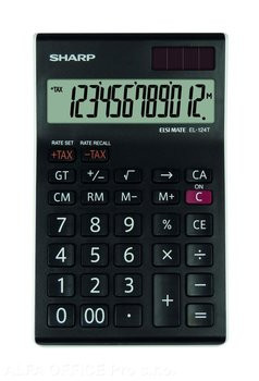 Sharp EL-124TWH 12 számjegyű számológép