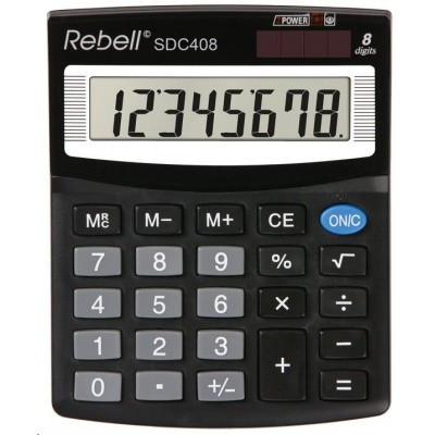 Rebell SDC408 8 számjegyű számológép