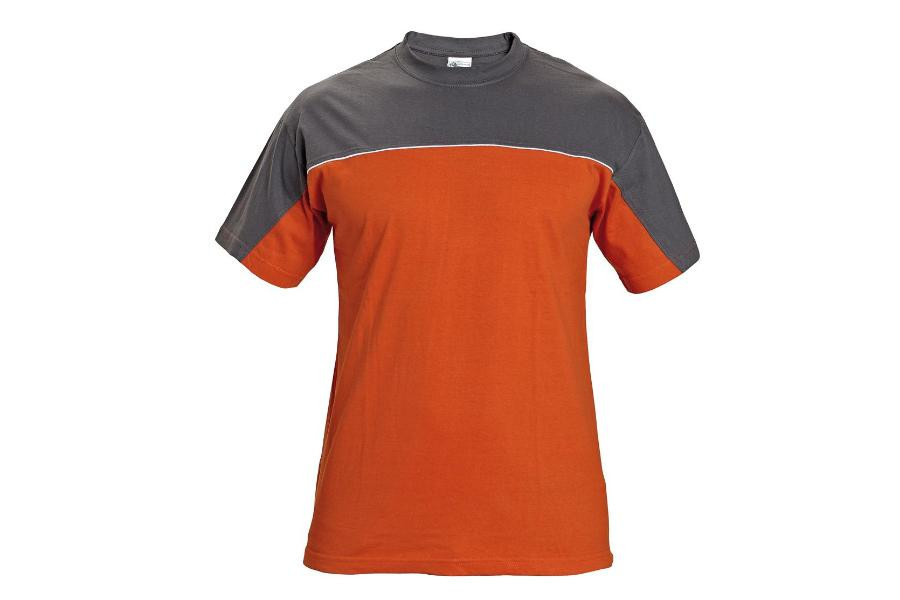 DESMAN póló szürke / narancssárga XL