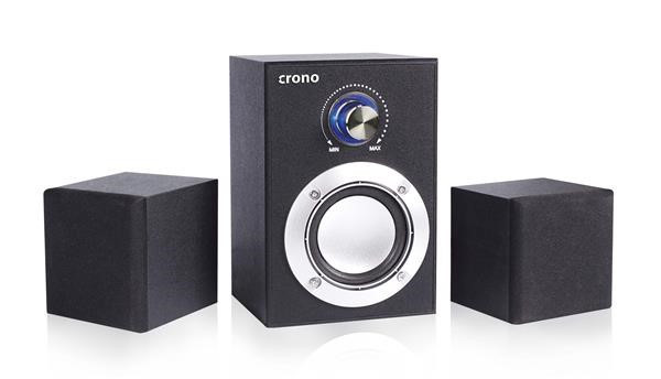 Crono CS-2106C - hangszórók 2.1, 10 W, fekete