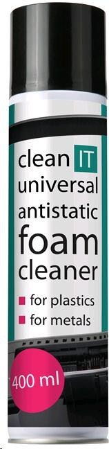 CLEAN IT Antisztatikus tisztítóhab műanyagokhoz és fémekhez 400ml