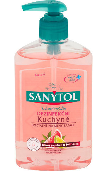Sanytol folyékony szappan konyhai lime és grapefruit számára 250ml