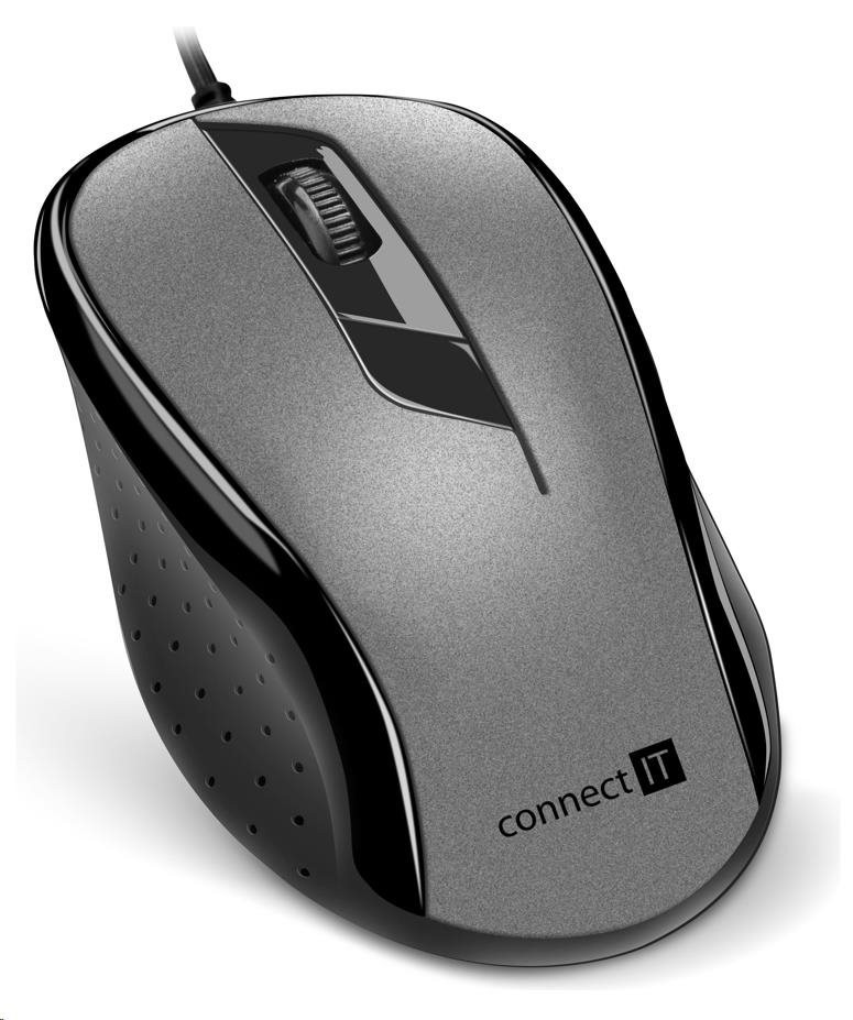 CONNECT IT Optical USB mouse ezüst