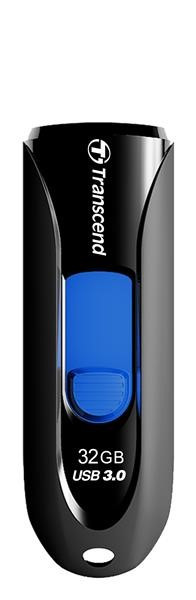 TRANSCEND Flash Disk 32 GB JetFlash®790, USB 3.1 (R: 90 / W: 25 MB / s) fekete / kék