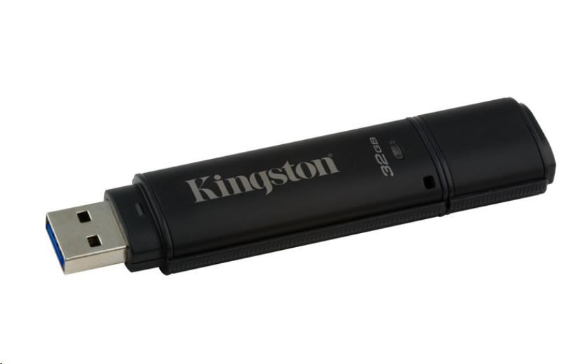 Kingston 32 GB DataTraveler 4000 G2DM (USB 3.0, 256 bites AES titkosítás)