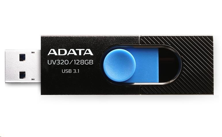 ADATA Flash Disk 32 GB UV320, USB 3.1 Dash Drive, fekete/kék