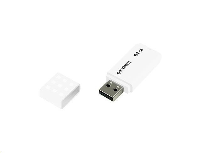 GOODRAM Flash Disk 64GB UME2, USB 2.0, fehér