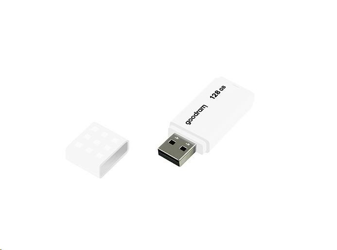 GOODRAM Flash Disk 128GB UME2, USB 2.0, fehér