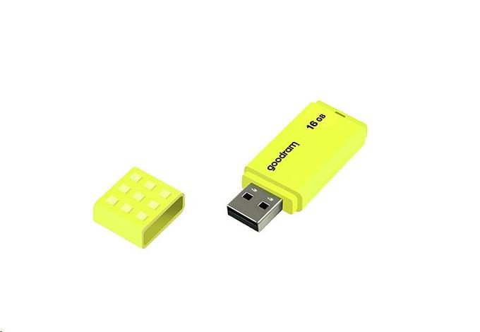 GOODRAM Flash Disk 16GB UME2, USB 2.0, sárga