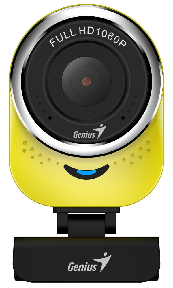 GENIUS webkamera QCam 6000 / sárga / Full HD 1080P / USB2.0 / mikrofon
