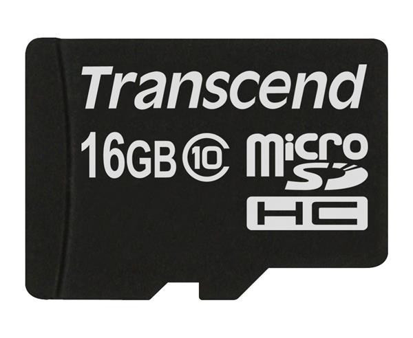 TRANSCEND MicroSDHC kártya 32GB Class 10, adapter nélkül