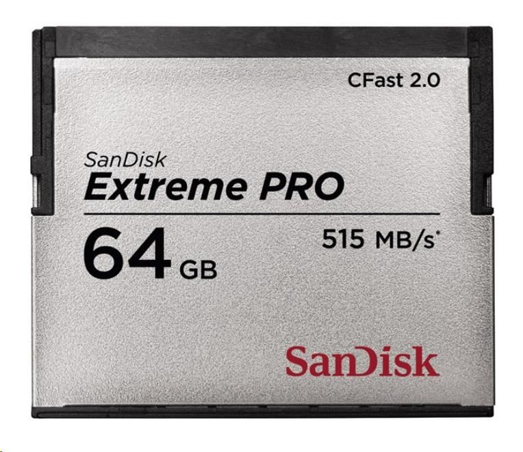 SanDisk CFAST 2.0 64 GB Extreme Pro (515 MB / s)