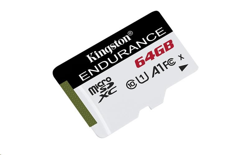 Kingston 64 GB microSD XC High Endurance, 95R Class 10 UHS-I U1