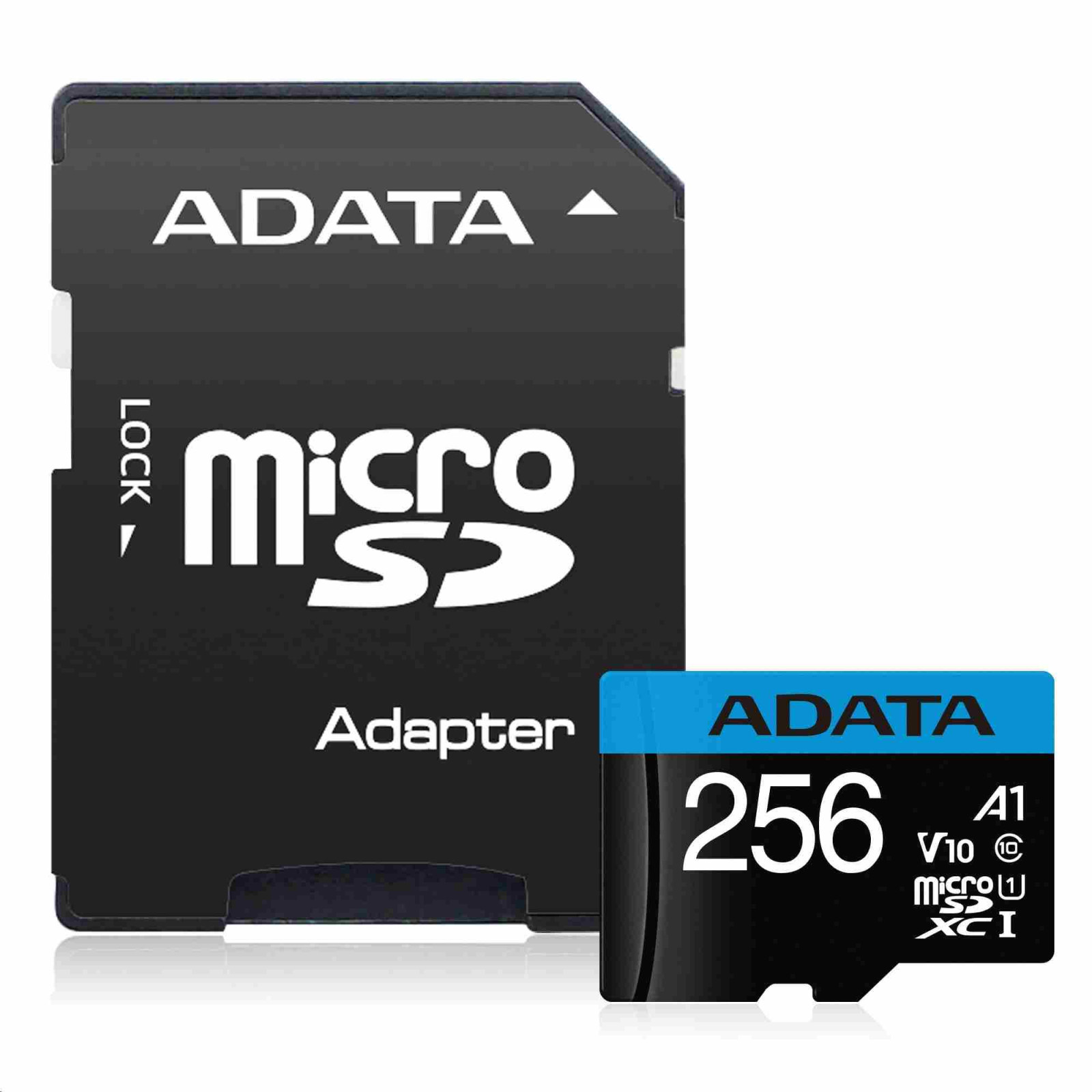 ADATA MicroSDHC kártya 256GB UHS-I Class 10, Premier + adapter