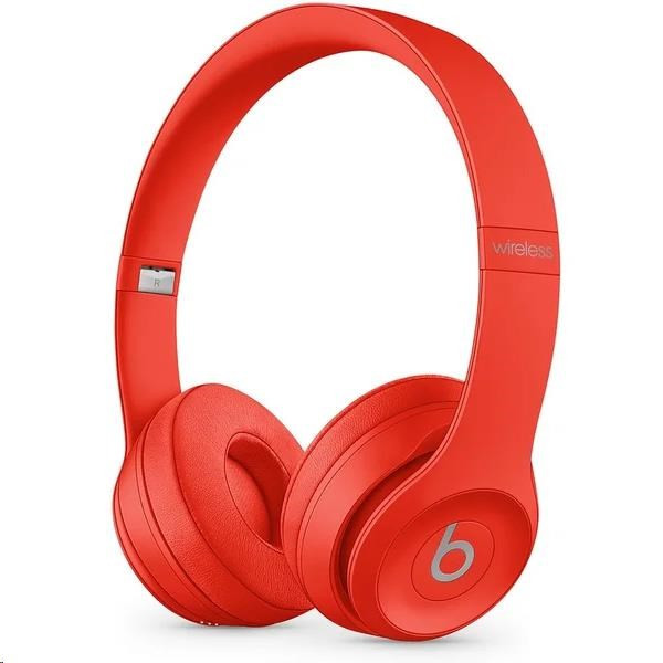 Beats Solo3 vezeték nélküli fejhallgató - piros