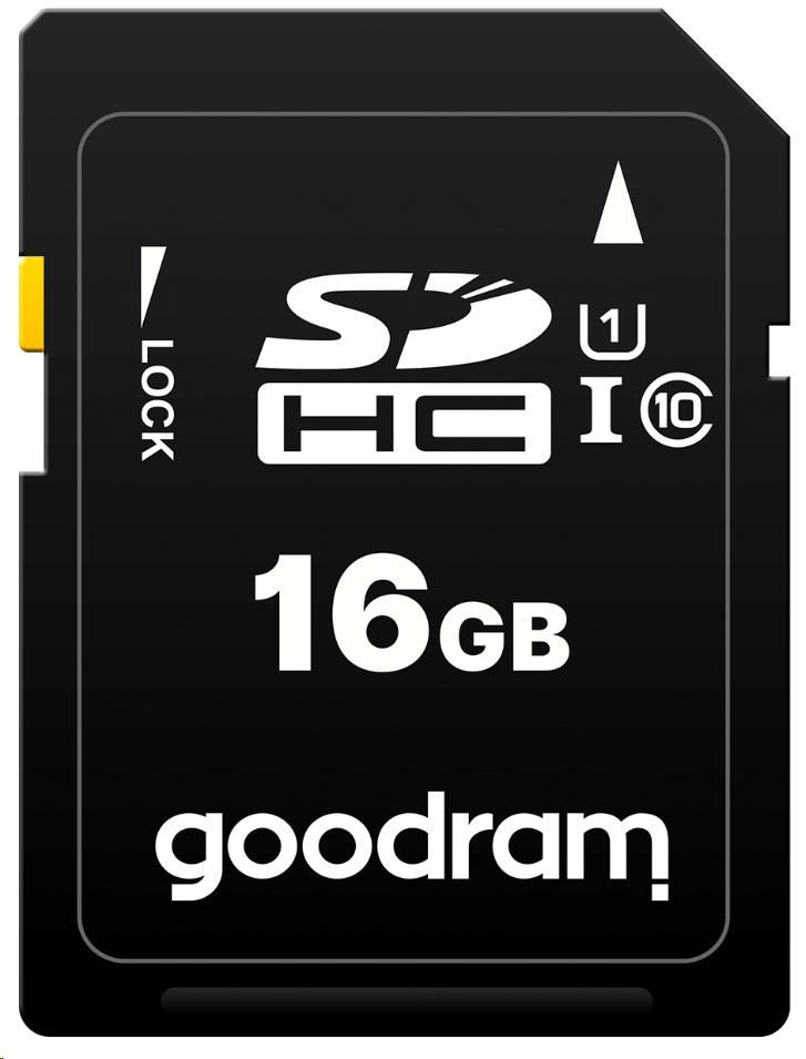 GOODRAM SDHC kártya 16 GB (R: 100 / W: 10 MB / s) UHS-I Class 10