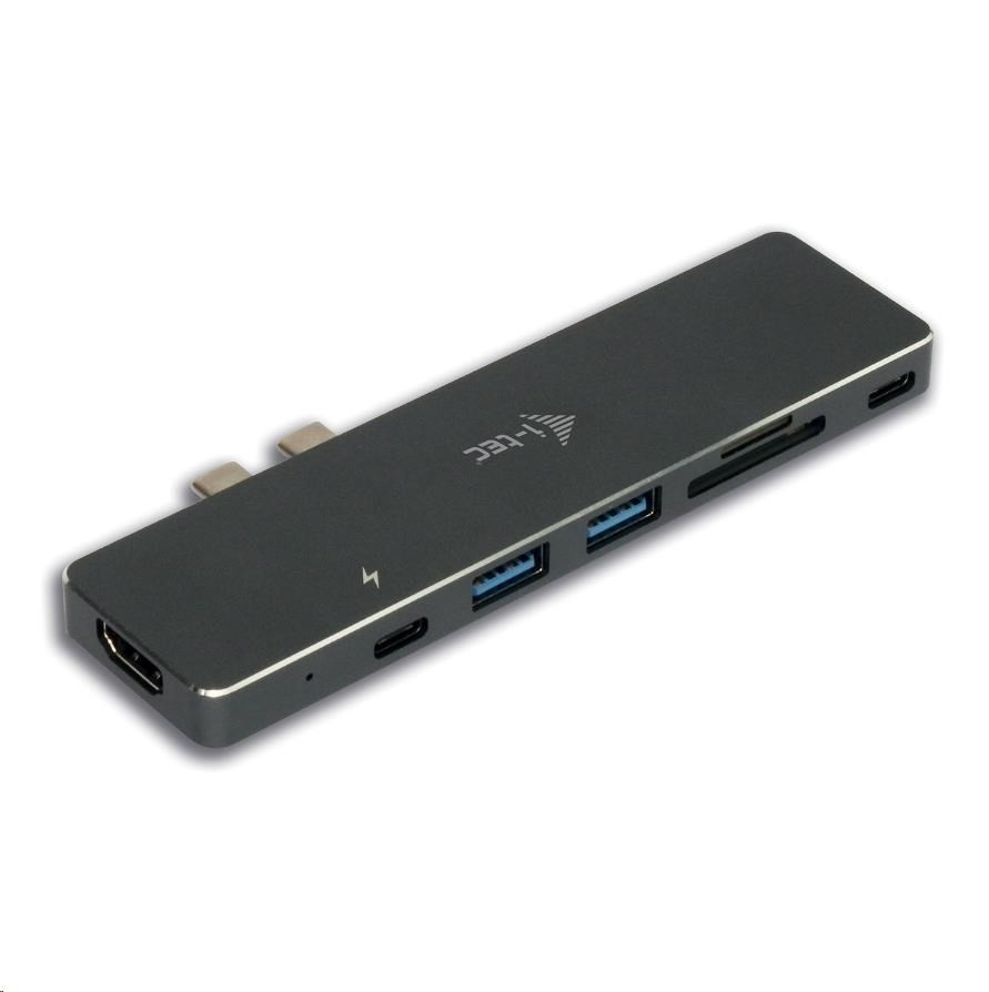 iTec USB 3.1 USB-C fém dokkolóállomás Apple MacBook Pro-hoz + tápellátás