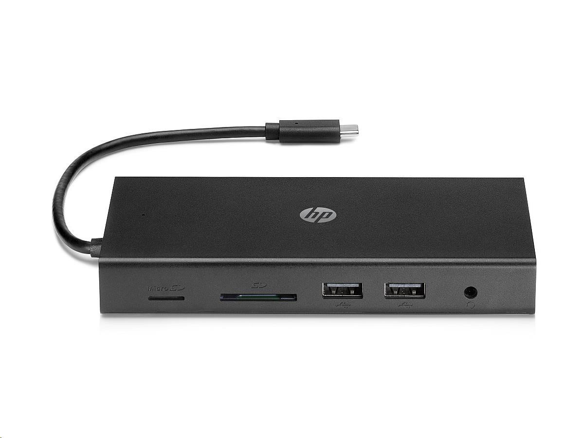 HP hub - Cestovní USB-C multiportový hub