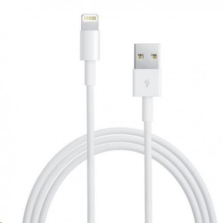 APPLE USB kábel lightning csatlakozóval - fehér (ömlesztett csomag) 2m