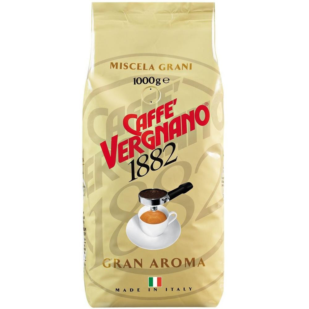 CAFFÉ GRAN AROMA 1000G GRAIN COFFEE VERGNANO