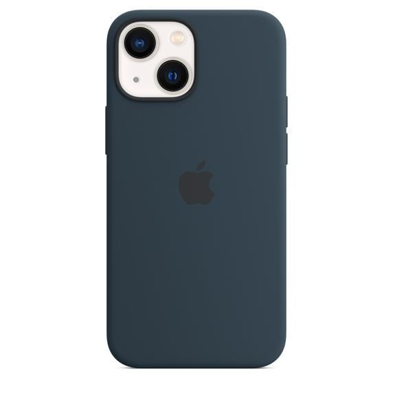 APPLE iPhone 13 mini szilikon tok MagSafe-el - Abyss Blue