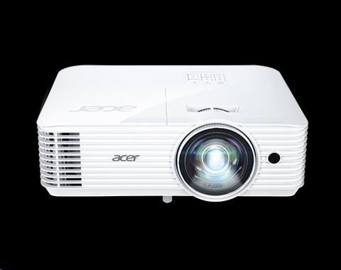 ACER projektor S1386WH, DLP, ShortThrow, WXGA, 3600lm, 20000/1, HMDI, 3,1 kg, élő. lámpák 4000 óra