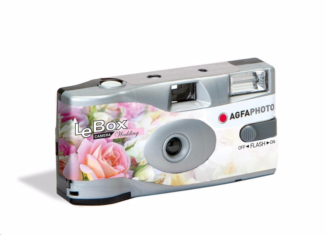 Agfaphoto LeBox Wedding Flash 400/27 - eldobható analóg kamera