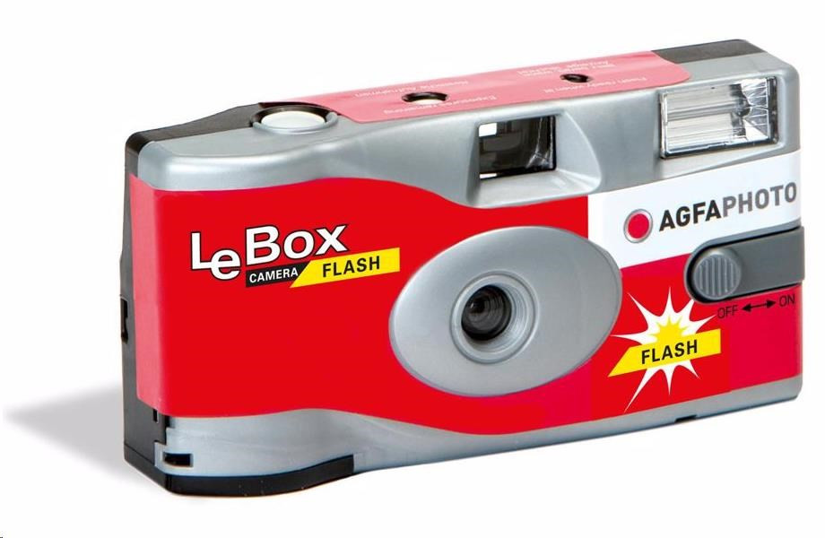 Agfaphoto LeBox Flash 400/27 - eldobható analóg kamera