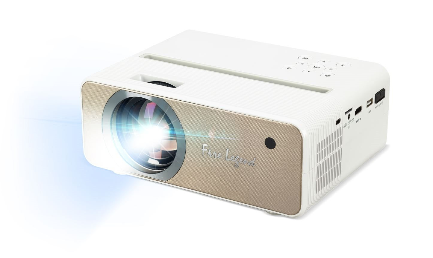 AOPEN projektor QF12, hordozható LED, 1080p, 100 ANSI, 1000:1, HDMI, USB, 1x5W hangszóró, 1.3 kg, WiFi, távirányító