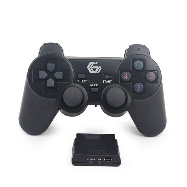 GEMBIRD gamepad JPD-WDV-01, rezgő, vezeték nélküli, PC / PS2 / PS3, USB