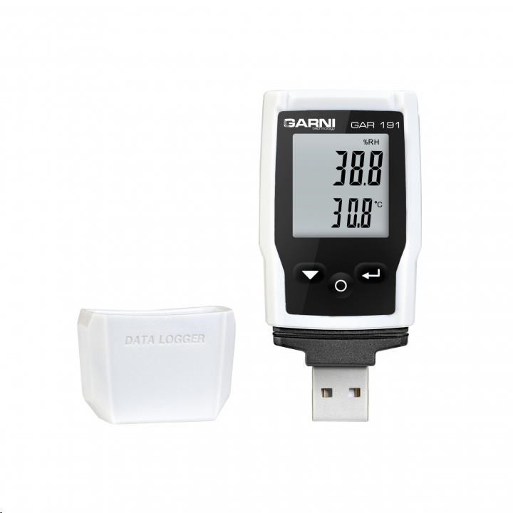 GARNI GAR 191 - USB adatgyűjtő hőmérséklet és relatív páratartalom mérésére