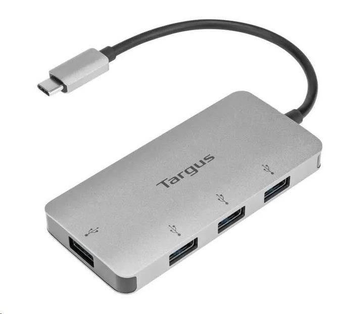 Targus USB-C-ről 4 portos USB-A hub 4× SuperSpeed USB 3.0 asztali USB hub