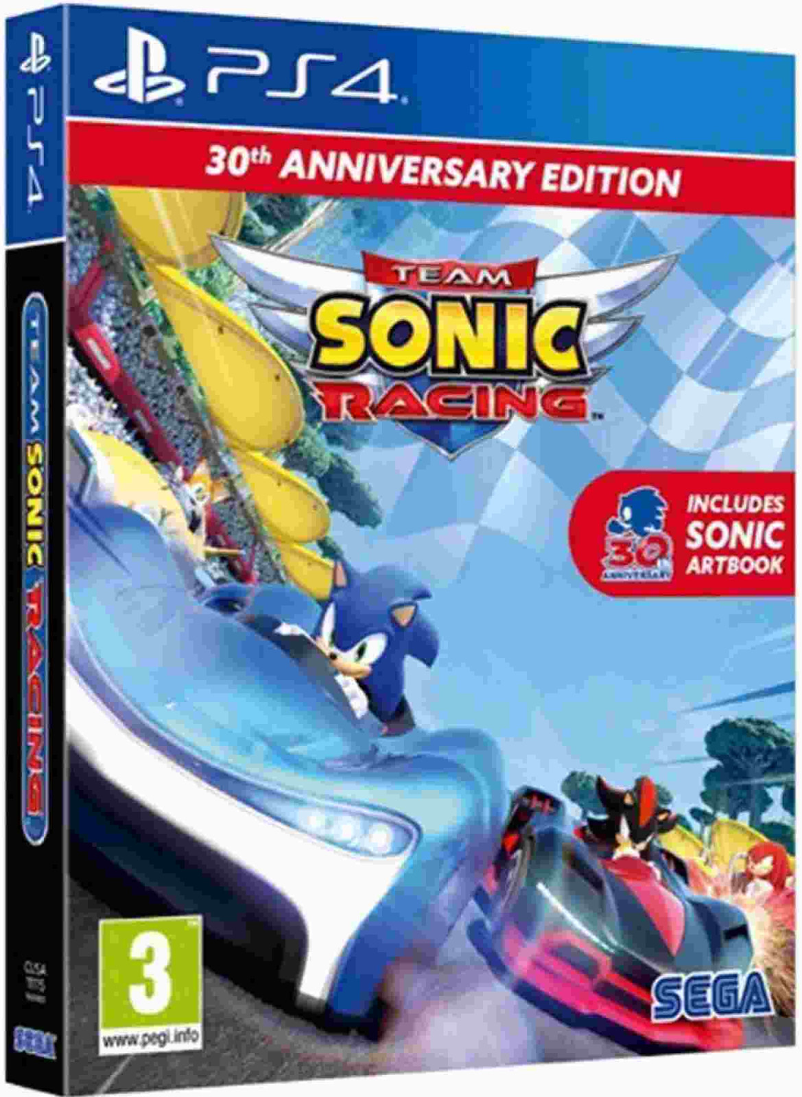 PS4-játék Team Sonic Racing 30th Anniversary Edition