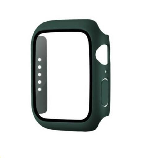 COTEetCI polikarbonát tok képernyővédővel Apple Watch 41 mm-es órához zöld