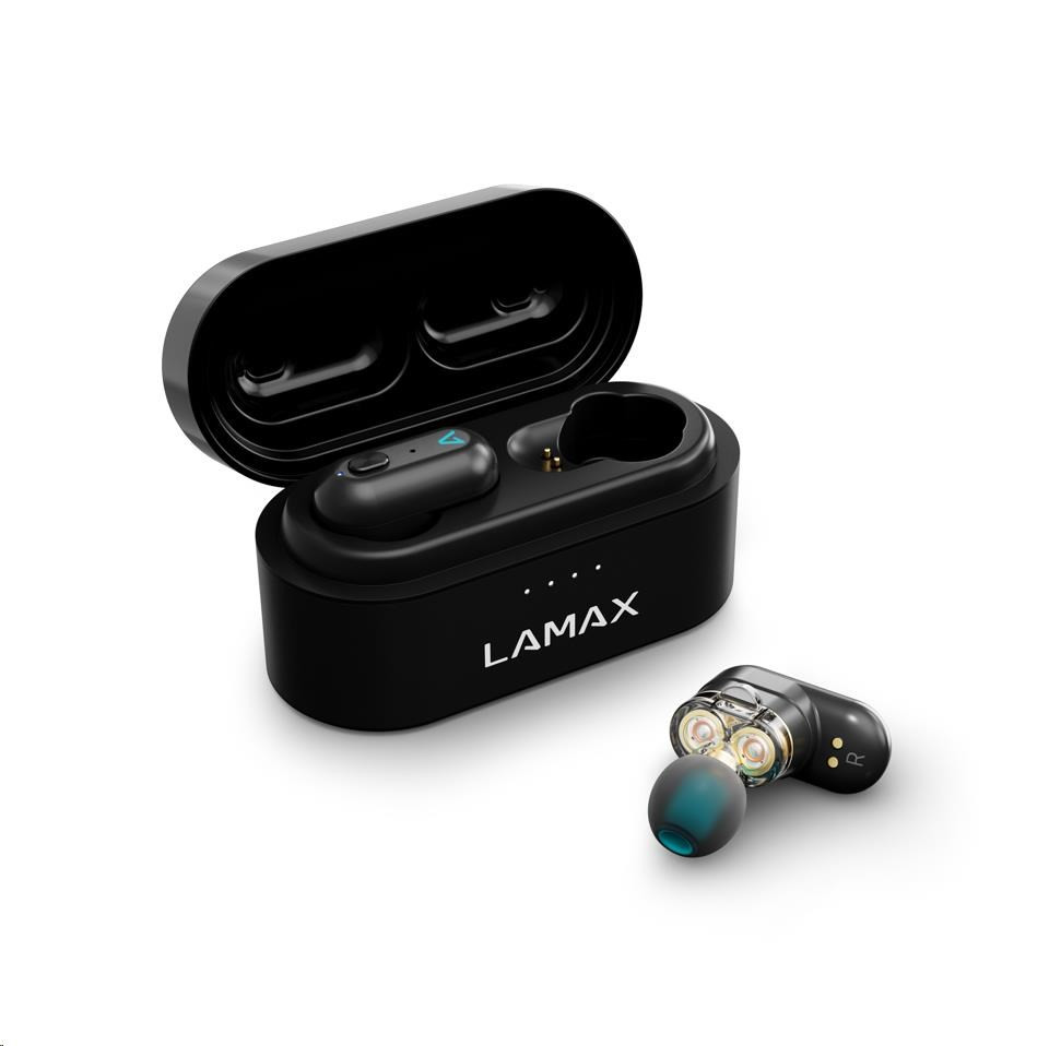 LAMAX Duals1 fülhallgató - fekete