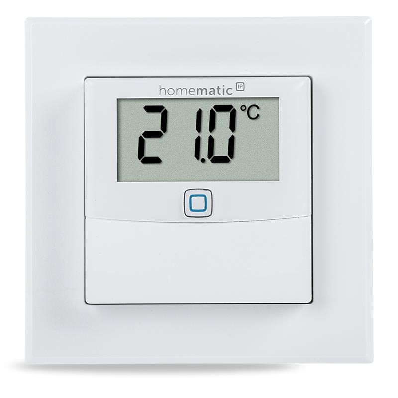 Homematic IP hőmérséklet- és páratartalom érzékelő kijelzővel - beltéri - HmIP-STHD