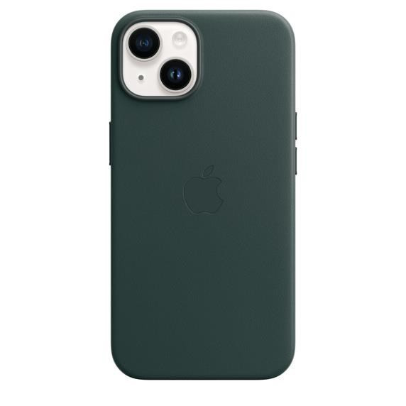 APPLE iPhone 14 bőrtok MagSafe bőr tok - Forest Green