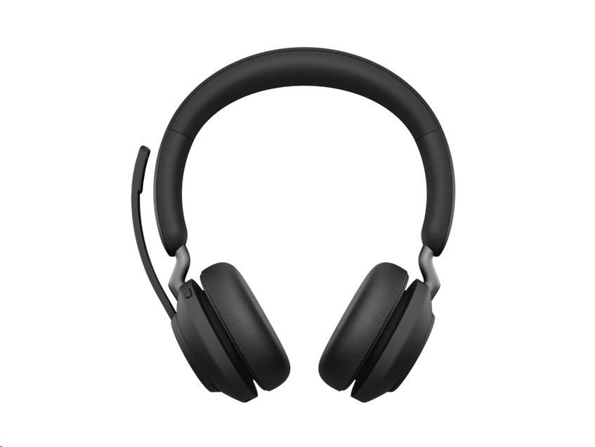 Jabra Evolve2 65 headset, Link 380c MS, sztereó, fekete