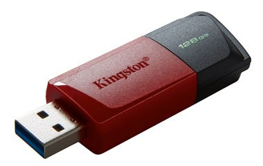 Kingston flash meghajtó 128GB USB3.2 Gen 1 DataTraveler Exodia M (fekete piros)