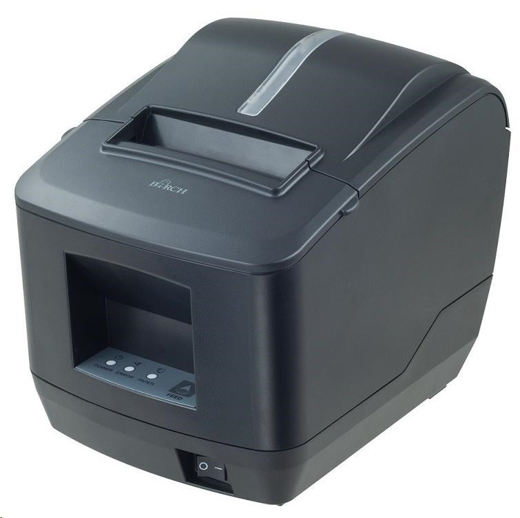 Nyírfa CP-Q1 Pénztárgép nyomtató vágóval, USB + LAN, fekete, cseh nyelvű nyomtatás